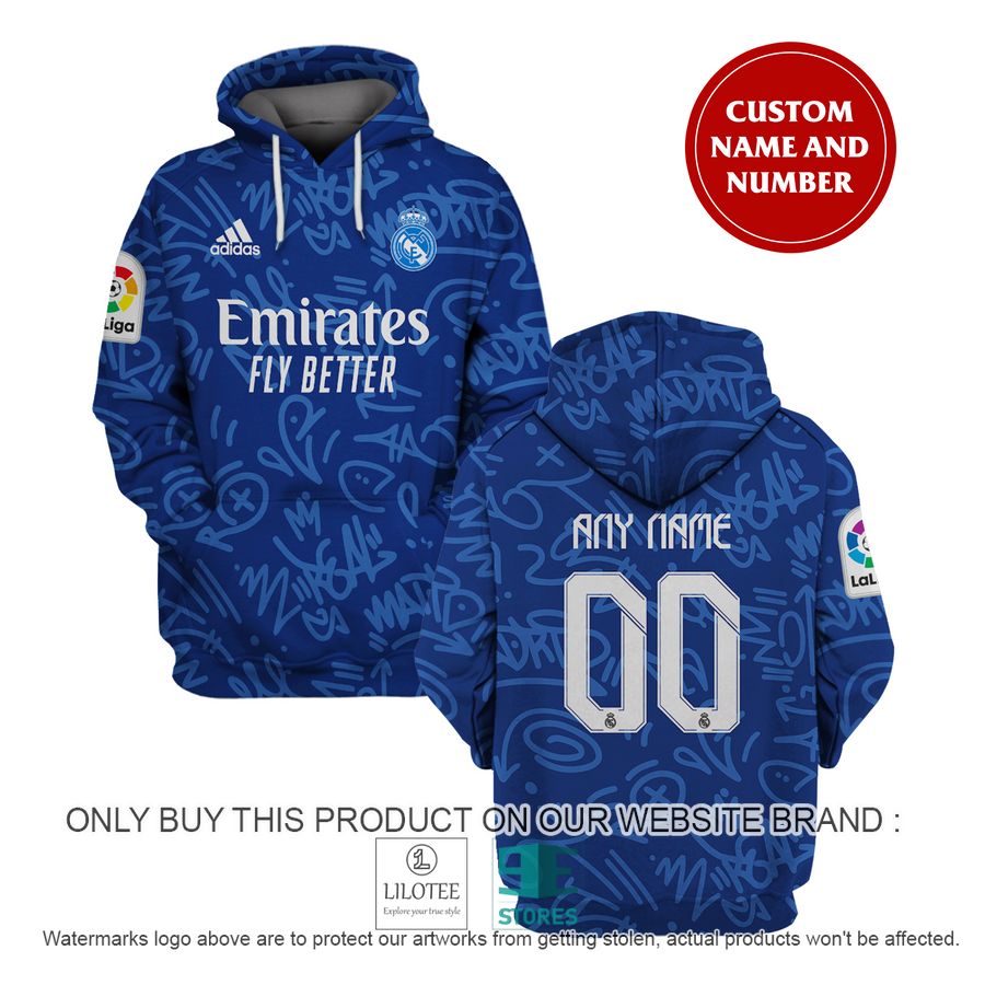 Personalized Real Madrid FC Adidas blue Shirt, Hoodie - LIMITED EDITION 16