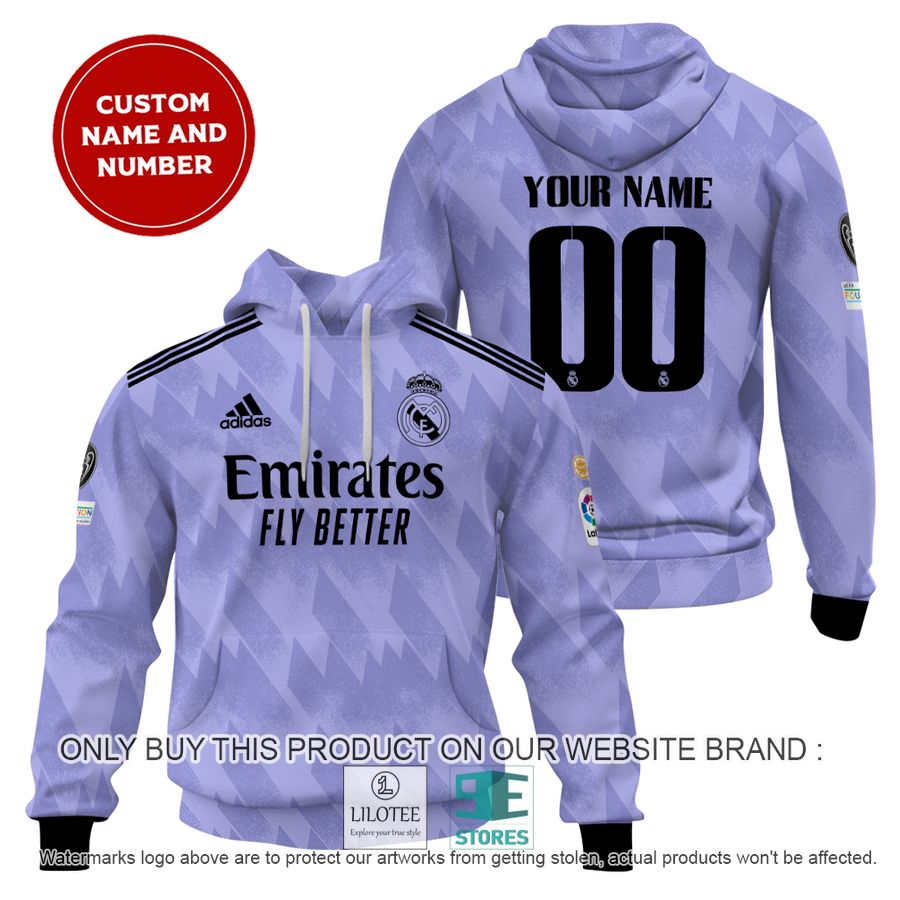 Personalized Real Madrid FC Adidas Emirates Fly Better purple Shirt, Hoodie - LIMITED EDITION 17