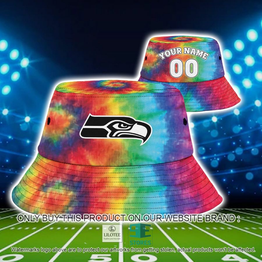 Personalized Seattle Seahawks Crucial Catch B Bucket Hat, Cap 12