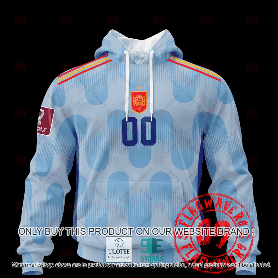 Personalized Spain Away Jersey World Cup 2022 Shirt, Hoodie - LIMITED EDITION 15