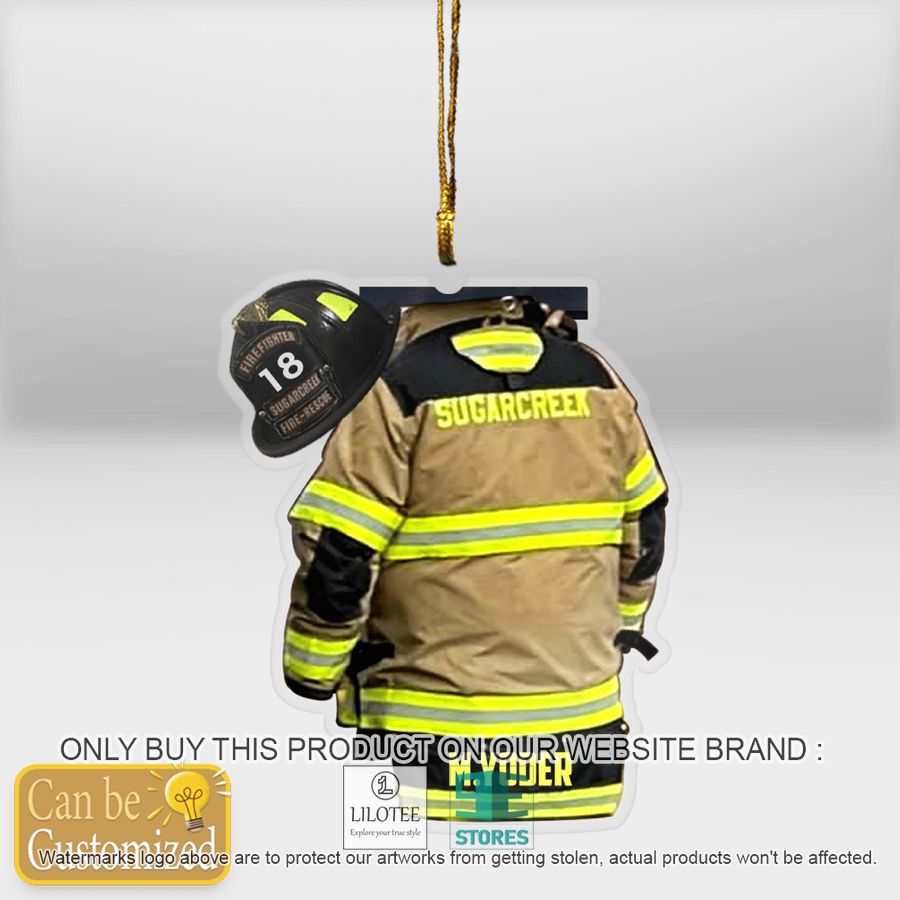 Personalized Sugarcreek Fire & Rescue Uniform Ornament - LIMITED EDITION 12