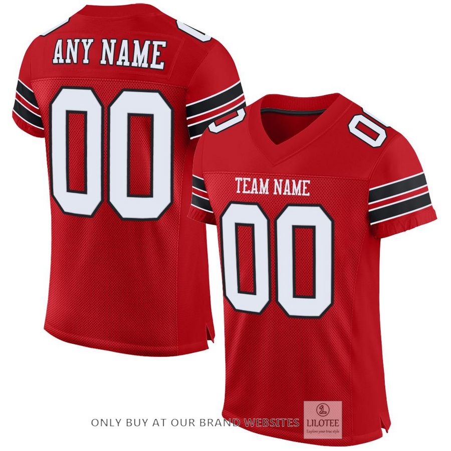 Personalized Team Name Red Football Jersey - LIMITED EDITION 7