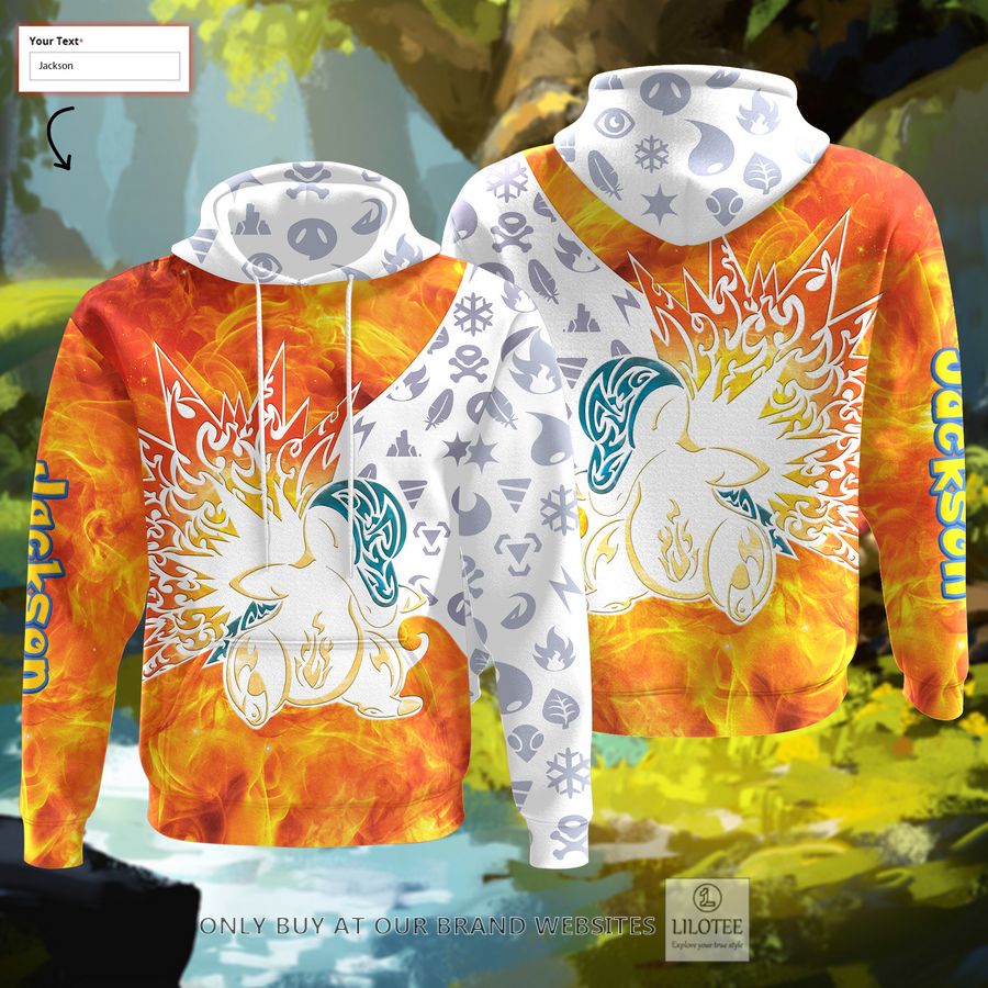 Personalized Tribal Cyndaquil Custom 3D Hoodie - LIMITED EDITION 7