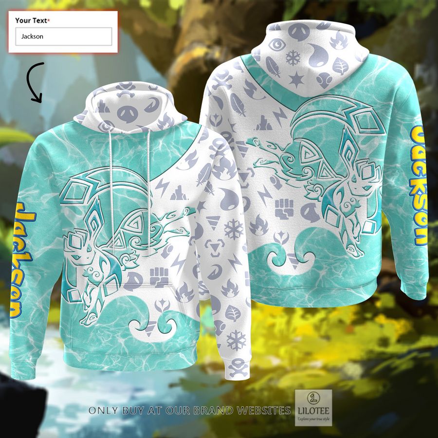 Personalized Tribal Eevee Glaceon Custom 3D Hoodie - LIMITED EDITION 7