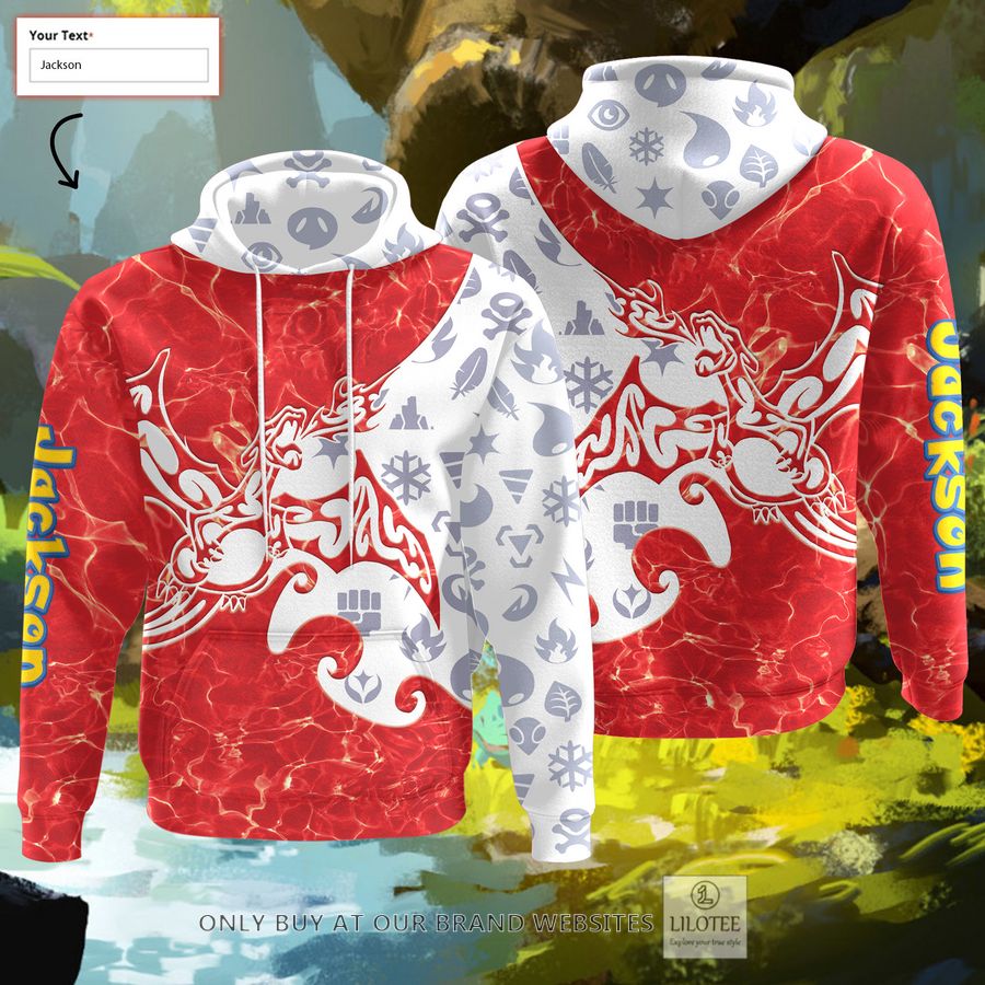 Personalized Tribal Flying Charizard Custom 3D Hoodie - LIMITED EDITION 7