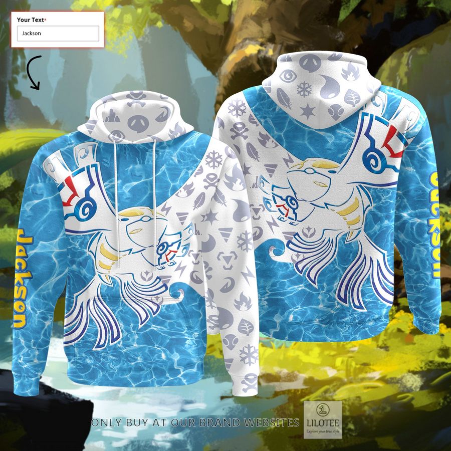 Personalized Tribal Kyogre Custom 3D Hoodie - LIMITED EDITION 7