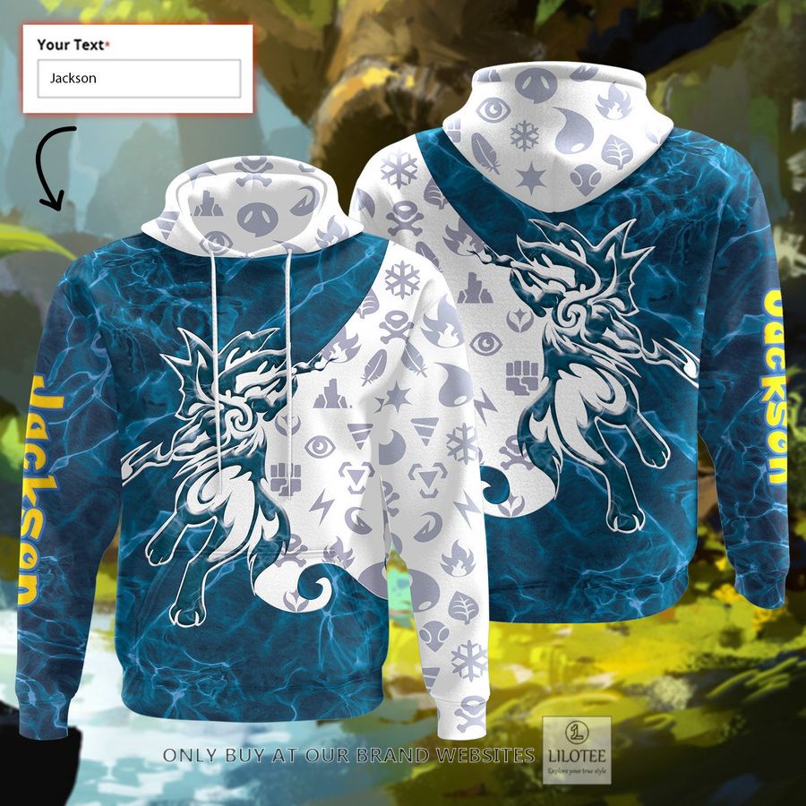 Personalized Tribal Lucario Custom 3D Hoodie - LIMITED EDITION 7