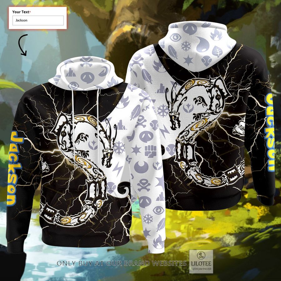 Personalized Tribal Shiny Rayquaza Custom 3D Hoodie - LIMITED EDITION 7