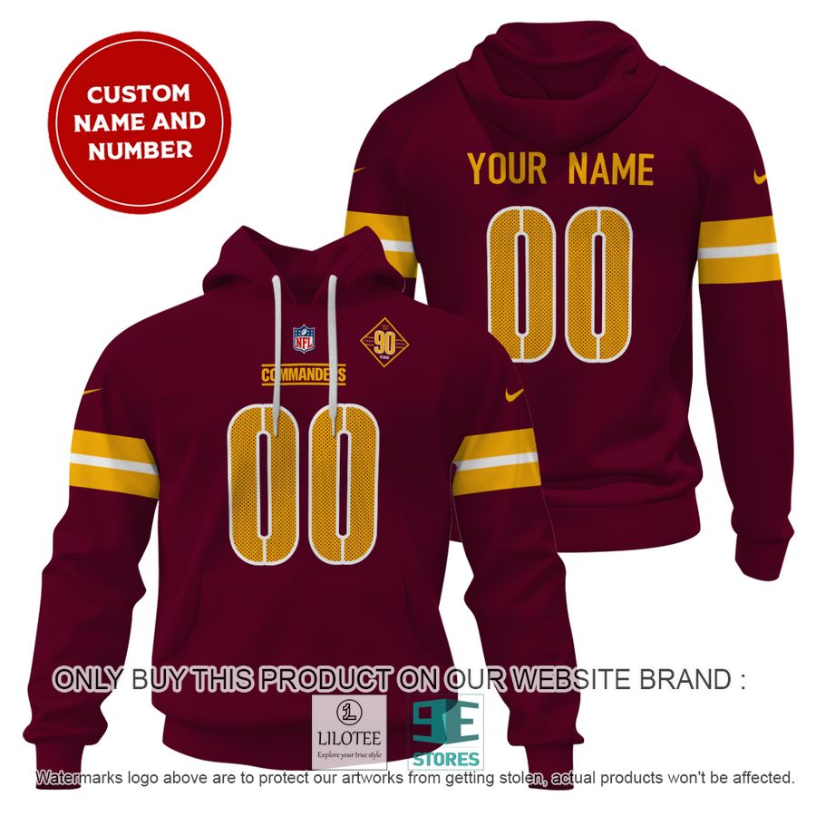 Personalized Washington Commanders dark red Shirt, Hoodie - LIMITED EDITION 17