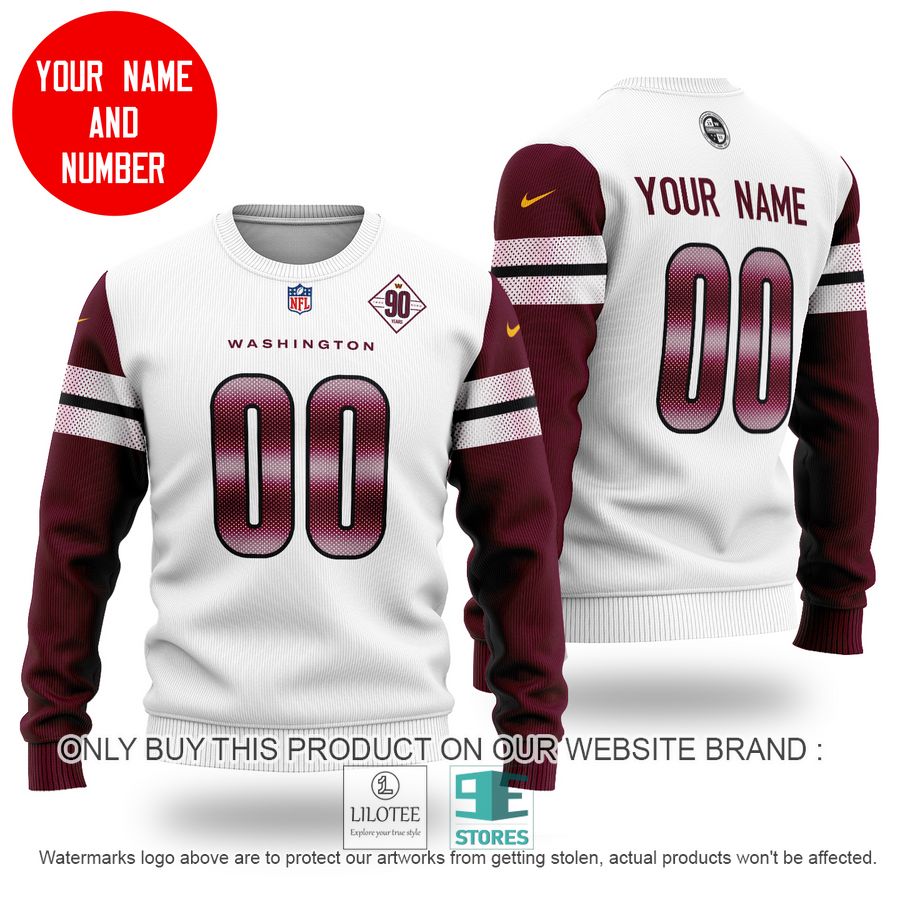 Personalized Washington Commanders white red Sweater - LIMITED EDITION 8