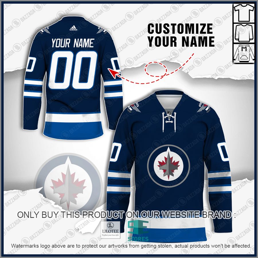 Personalized Winnipeg Jets NHL Hockey jersey 6