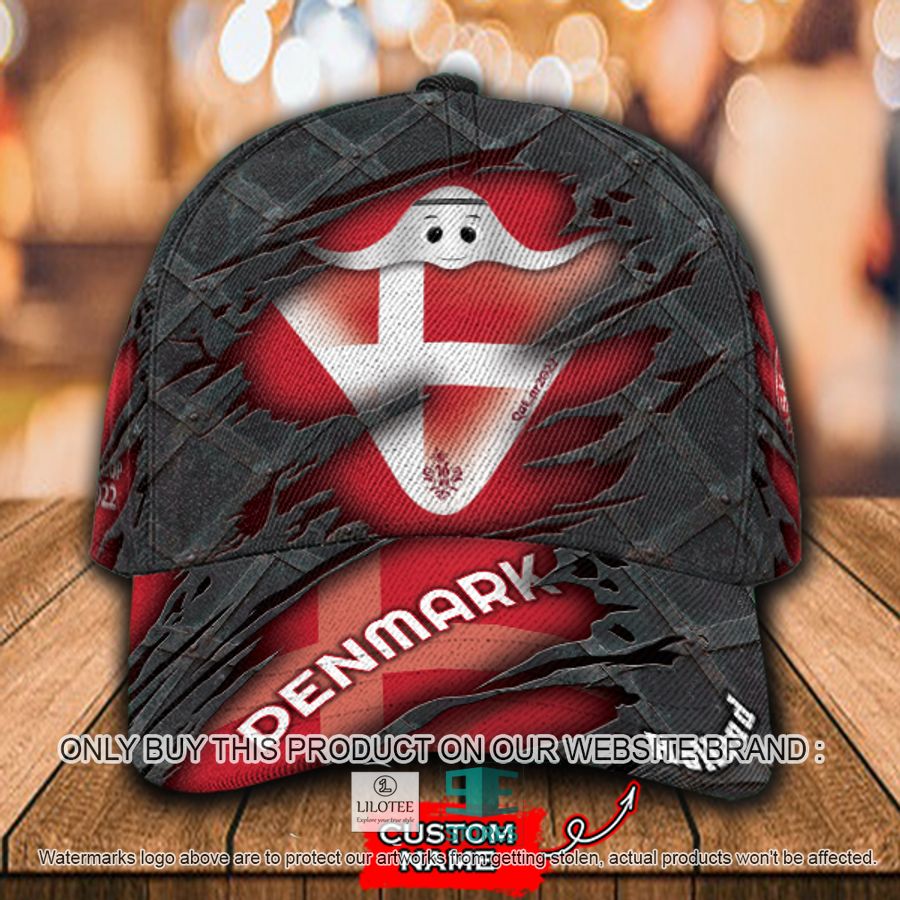 Personalized World Cup Denmark Flag Cap 9