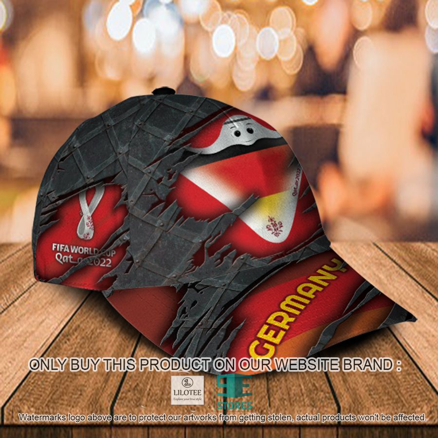 Alternative view of Personalized World Cup Germany Flag Cap