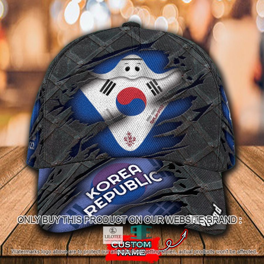 Personalized World Cup Korea Republic Flag Cap 9