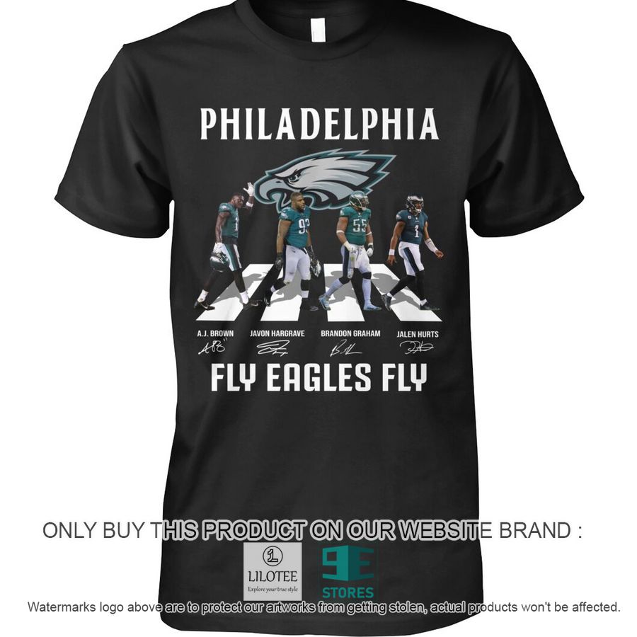 Philadelphia Eagles Fly Eagles Fly Abbey Road 2D Shirt, Hoodie - LIMITED EDITION 16