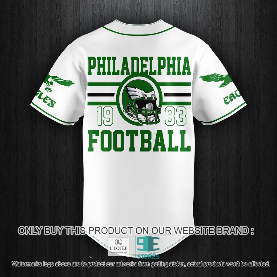 Philadelphia Eagles Go Bird 1933 Baseball Jersey 3 Philadelphia Eagles Go Bird 1933 Baseball Jersey - Image 3