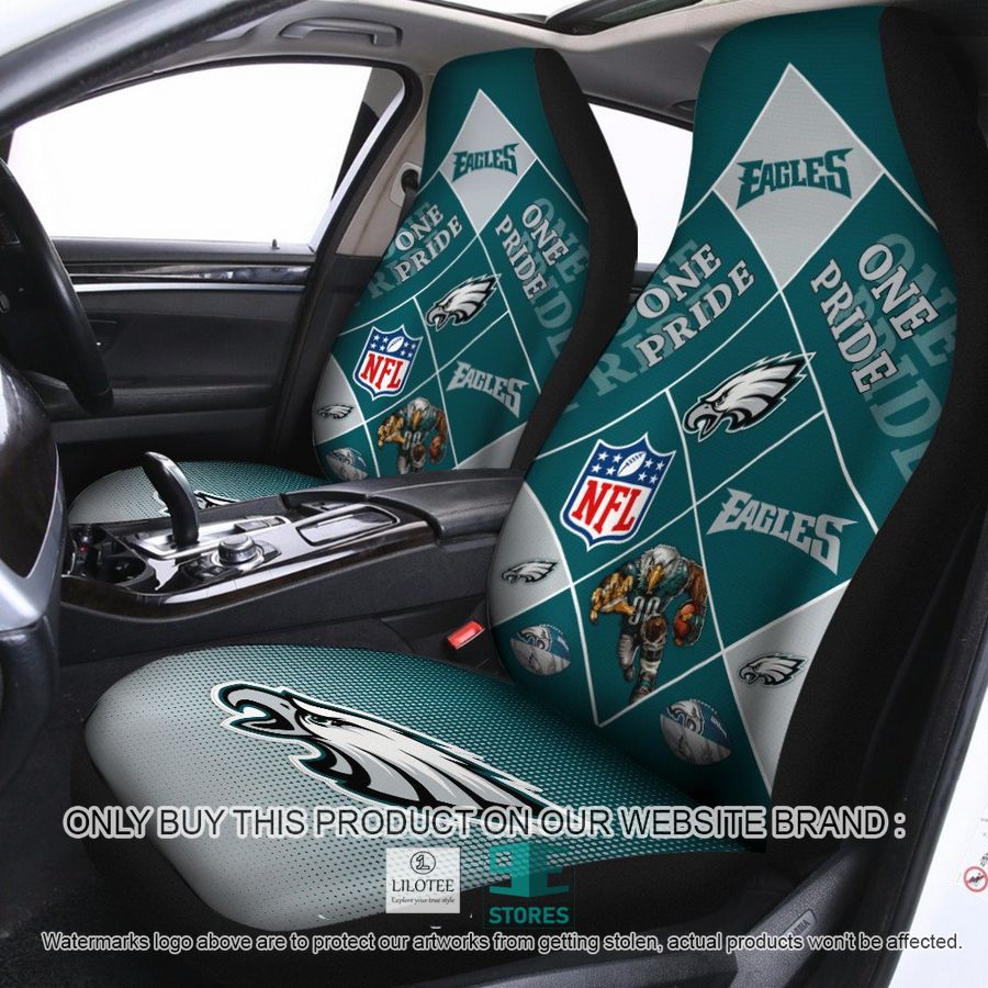 Philadelphia Eagles One Pride Car Seat Covers 9