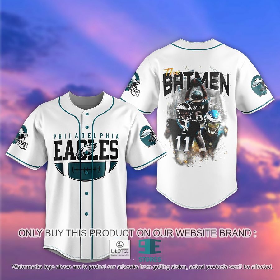 Philadelphia Eagles The Batmen Baseball Jersey 6