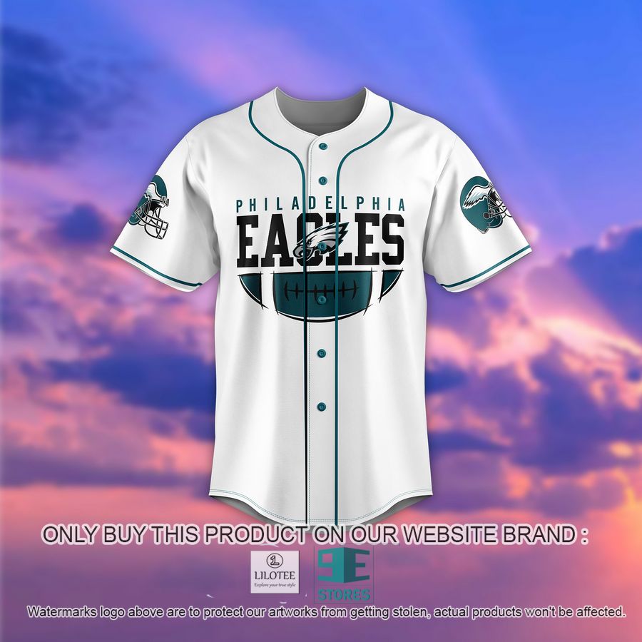 Alternative view of Philadelphia Eagles The Batmen Baseball Jersey