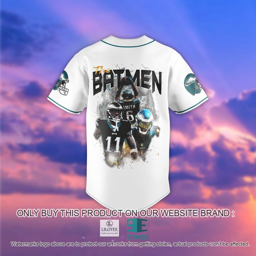 Philadelphia Eagles The Batmen Baseball Jersey 3 Philadelphia Eagles The Batmen Baseball Jersey - Image 3
