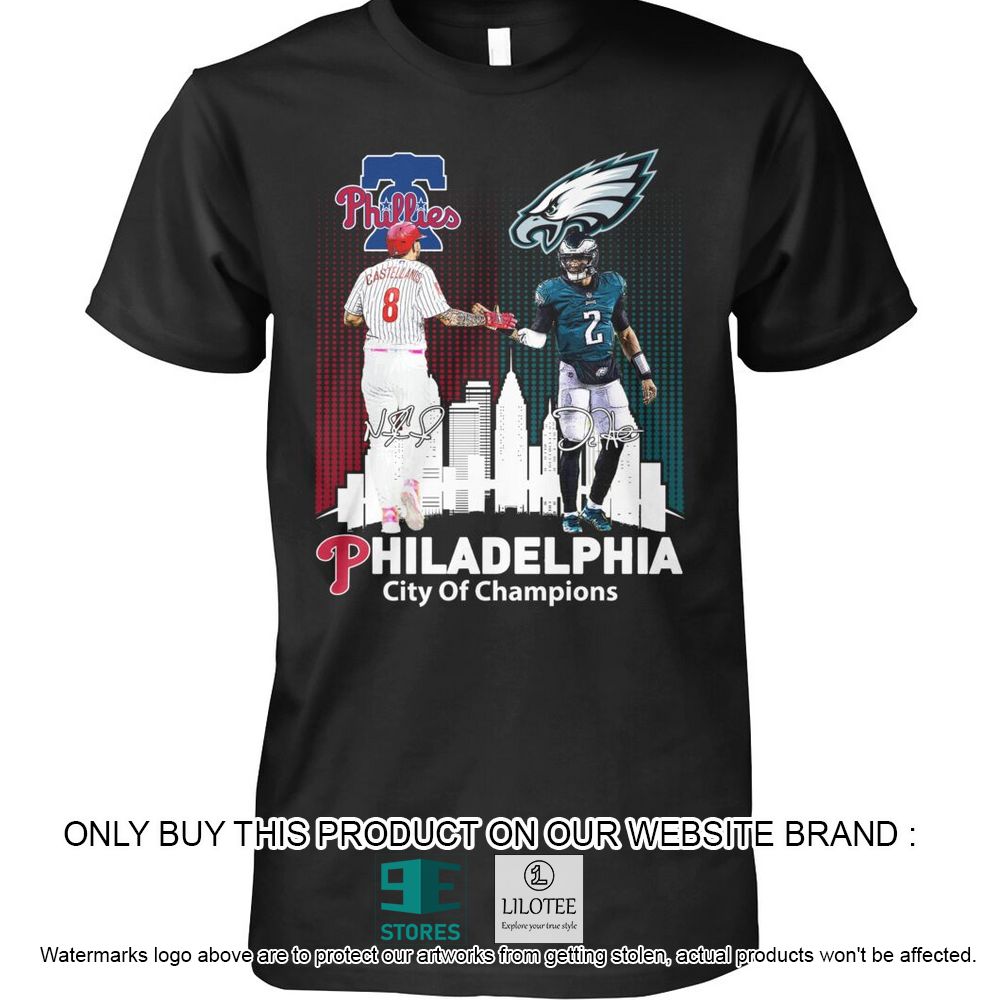 Philadelphia Phillies and Philadelphia Eagles City Of Champions Hoodie, Shirt - LIMITED EDITION 19