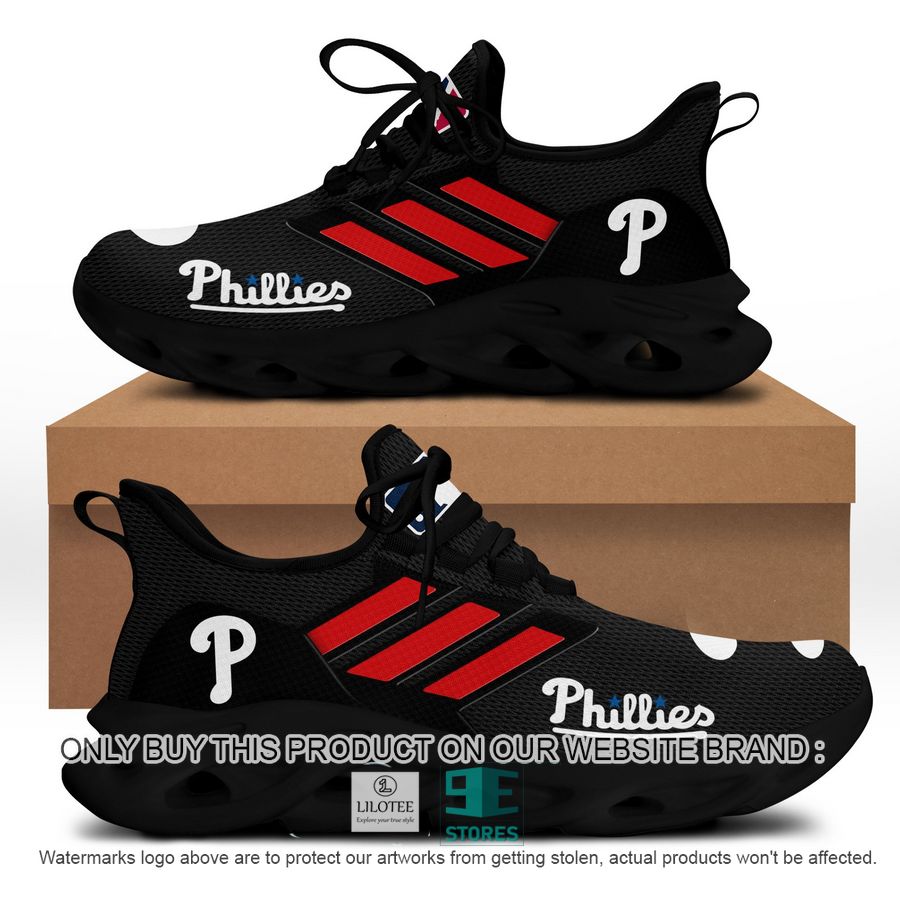 Philadelphia Phillies Black Clunky Max Soul Shoes 8