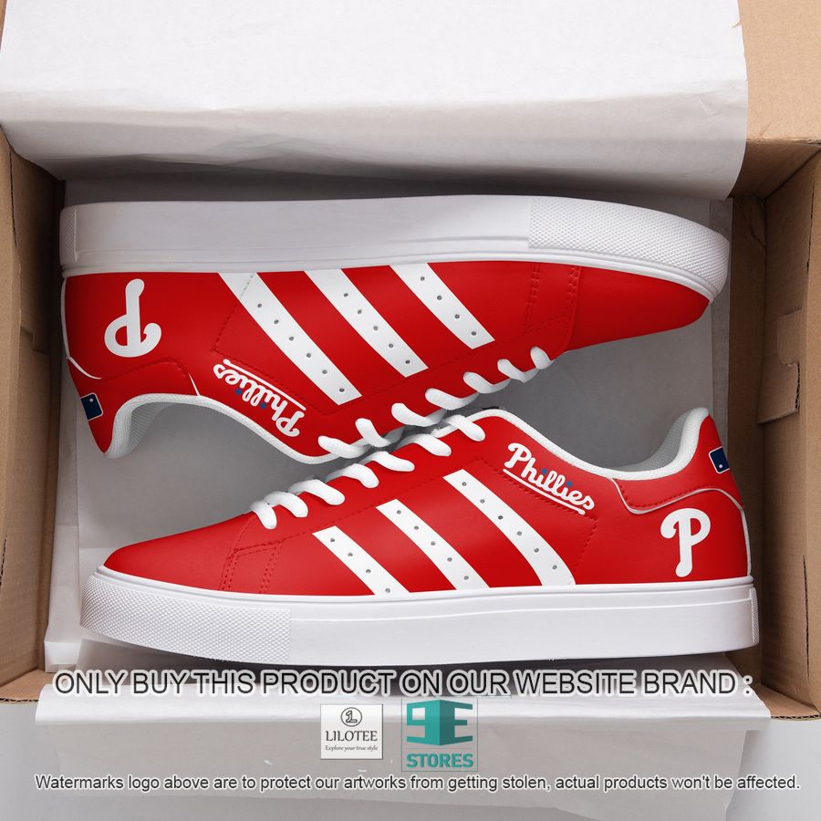 Philadelphia Phillies Red Stan Smith Shoes 8
