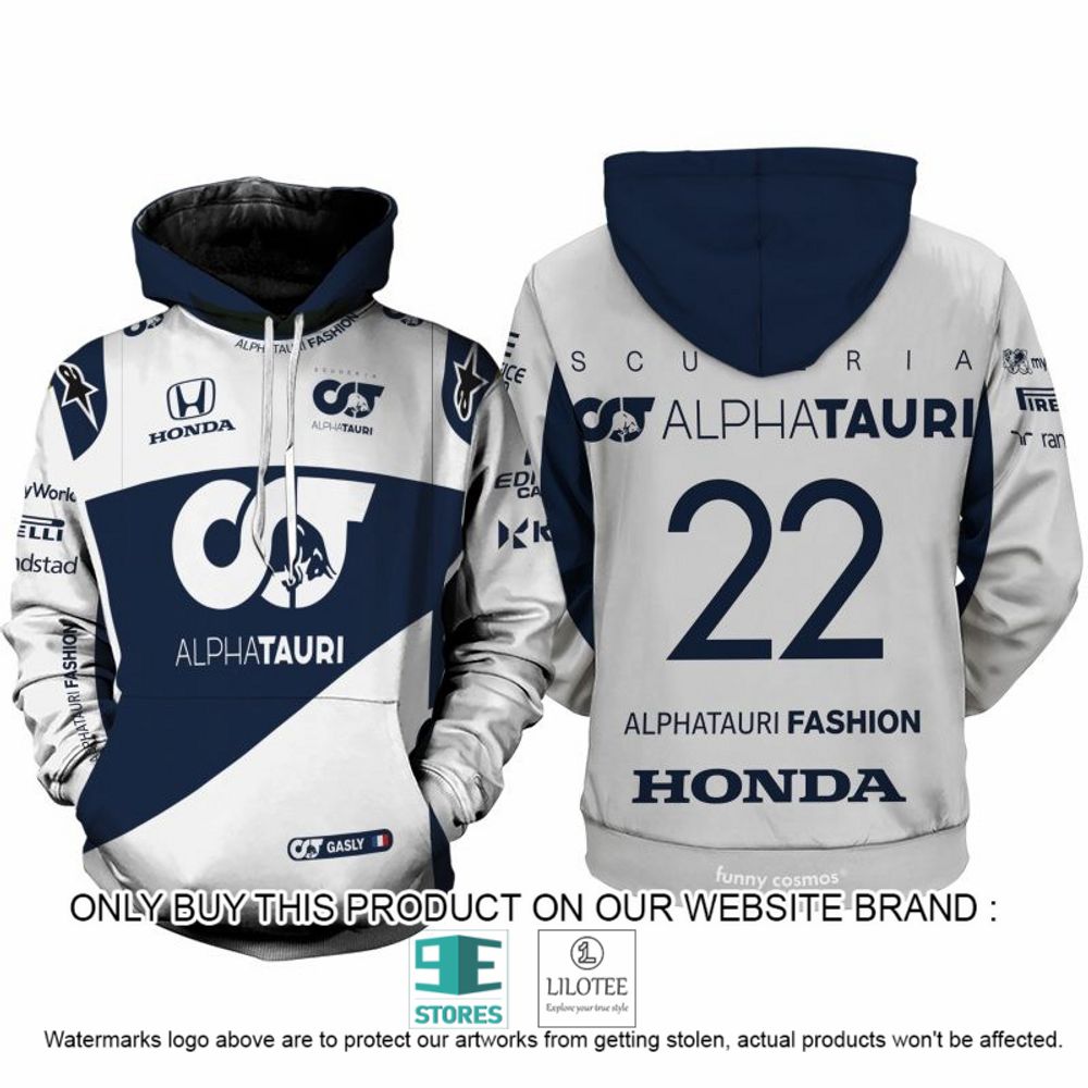 Pierre Gasly Racing Formula 1 2022 Alphataur 3D Hoodie, Shirt - LIMITED EDITION 8
