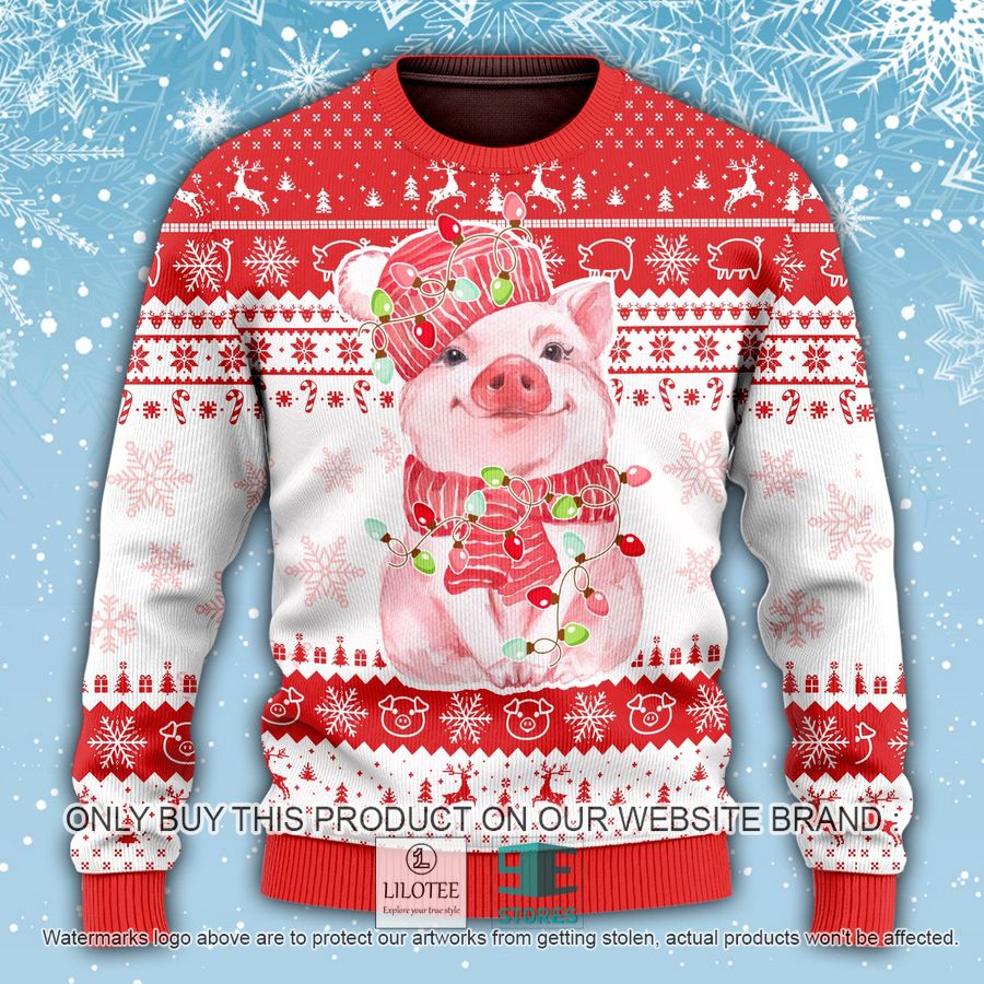 Pig Winter Christmas Ugly Christmas Sweater - LIMITED EDITION 3