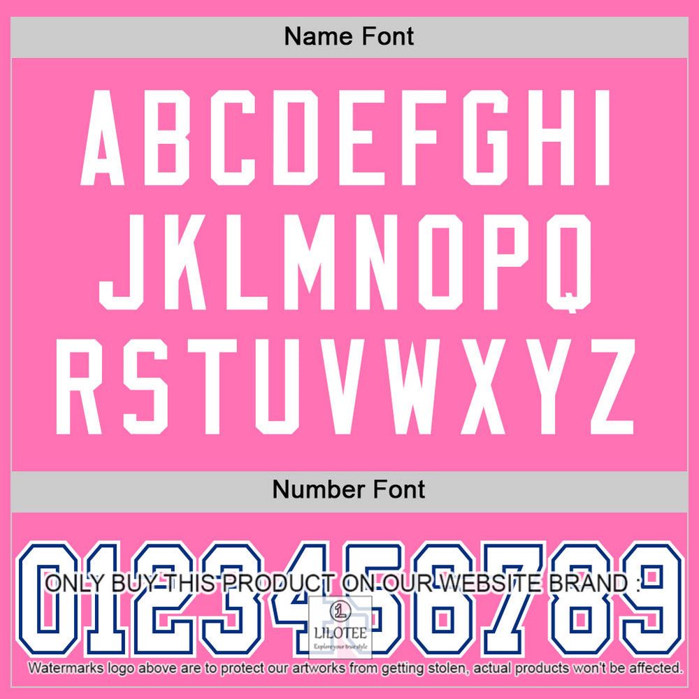 Pink White-Royal Mesh Authentic Personalized Football Jersey - LIMITED EDITION 4 Pink White-Royal Mesh Authentic Personalized Football Jersey - LIMITED EDITION - Image 4