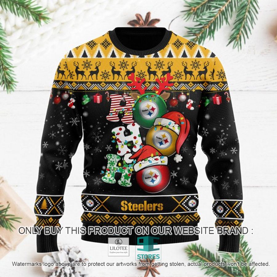 Pittsburgh Steelers Christmas Decor NFL Ugly Christmas Sweater 9