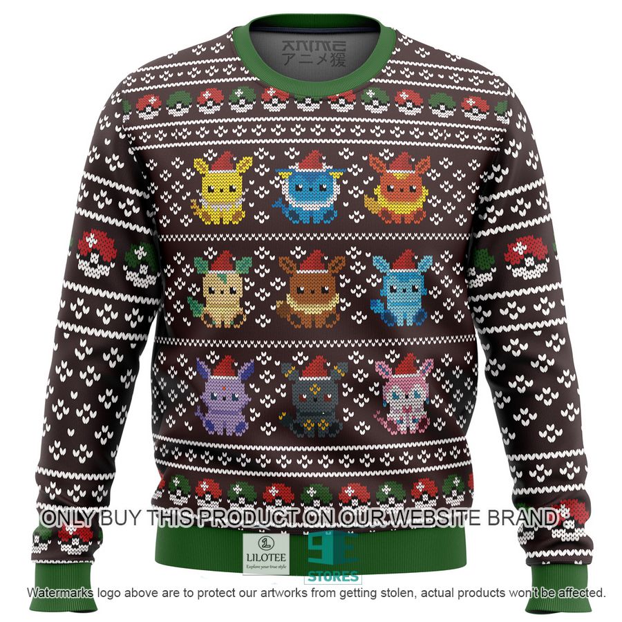 Pokemon Eeveelution Knitted Wool Sweater 8