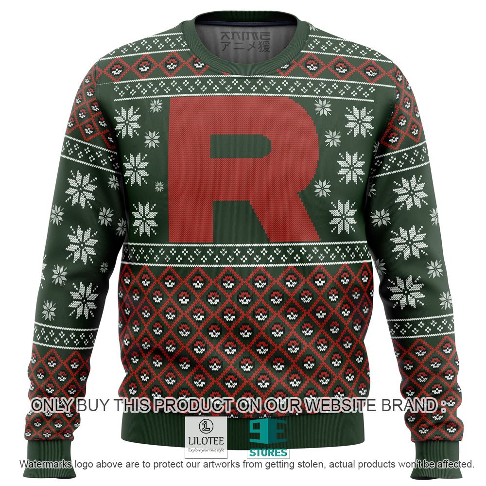 Pokemon Team Rocket Anime Ugly Christmas Sweater - LIMITED EDITION 11