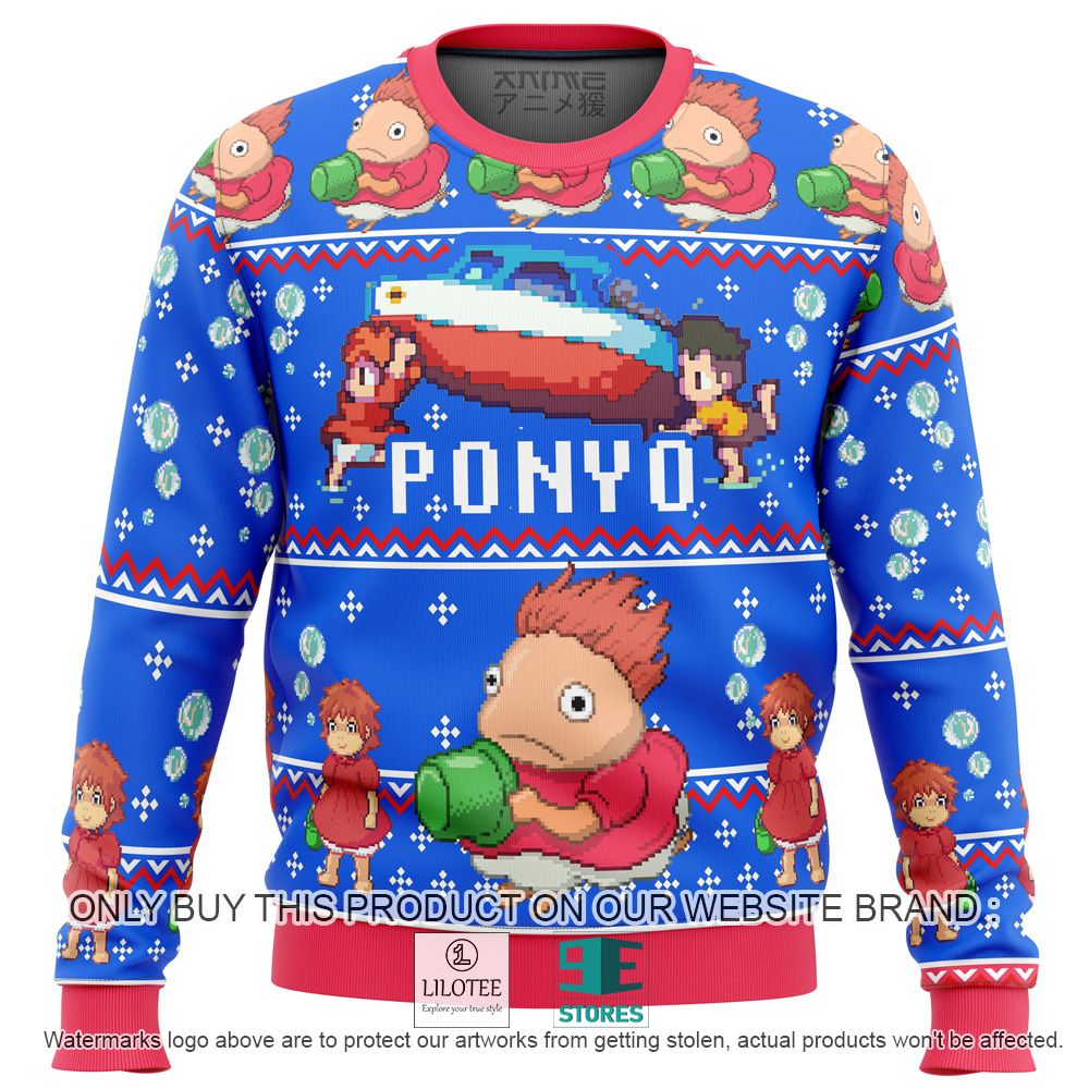 Ponyo Anime Ugly Christmas Sweater - LIMITED EDITION 10