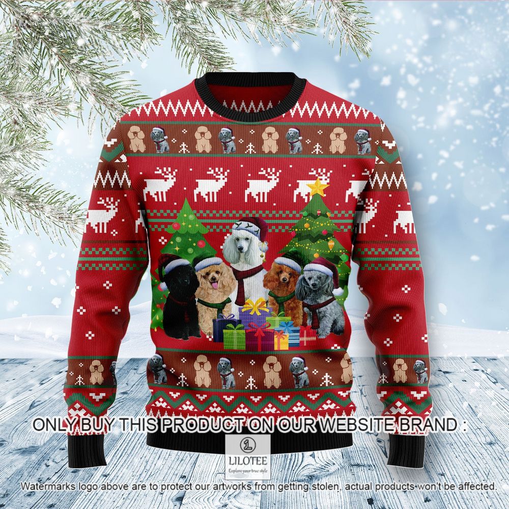 Poodle Family Snow Christmas Sweater - LIMITED EDITION 8