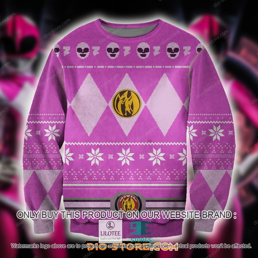 Power Rangers Pink Knitted Wool Sweater - LIMITED EDITION 17
