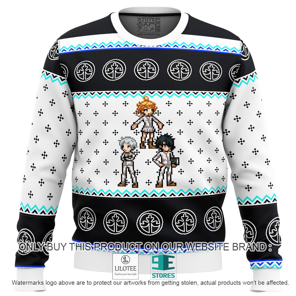 Promised Neverland Sprites Anime Ugly Christmas Sweater - LIMITED EDITION 11