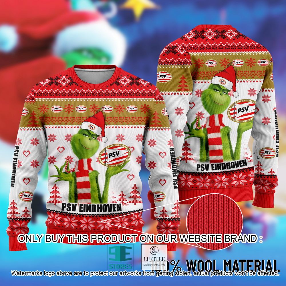PSV Eindhoven The Grinch Christmas Ugly Sweater - LIMITED EDITION 10