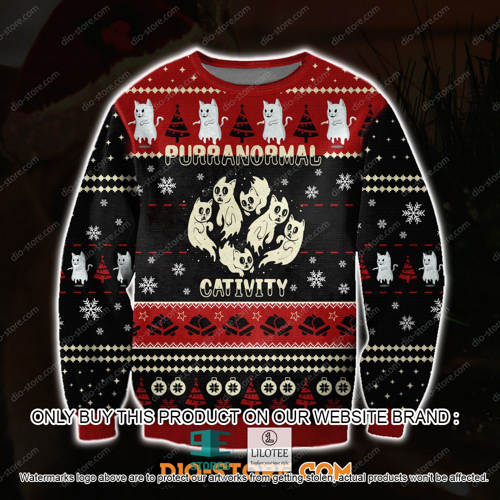 Purranormal Cativity Ugly Christmas Sweater - LIMITED EDITION 11