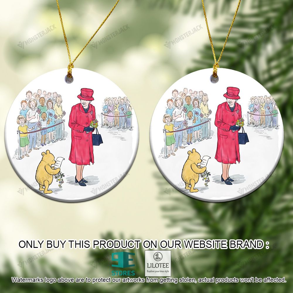 Queen and Prince George Meet Winnie the Pooh and Friends Christmas Ornament - LIMITED EDITION 6