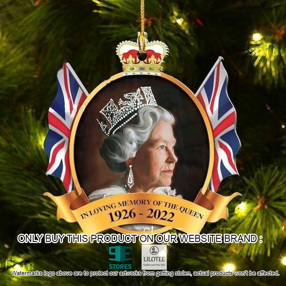 Queen Elizabeth In Loving Memory of the Queen 1926 2022 Christmas Ornament - LIMITED EDITION 16