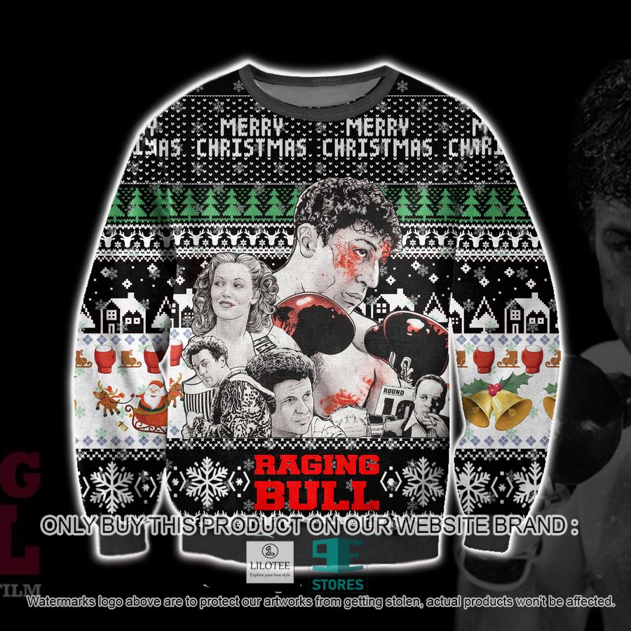 Raging Bull Ugly Christmas Sweater, Sweatshirt 8