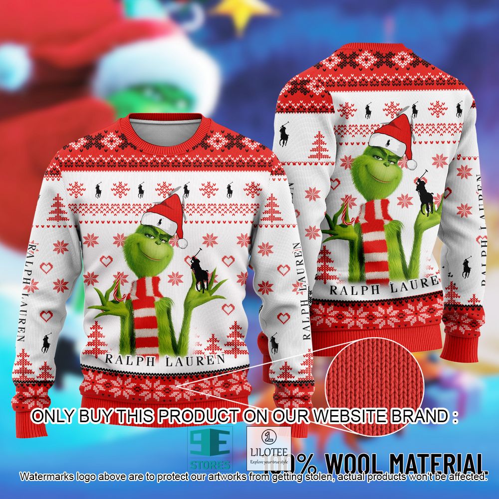 Raph Lauren The Grinch Christmas Ugly Sweater - LIMITED EDITION 7