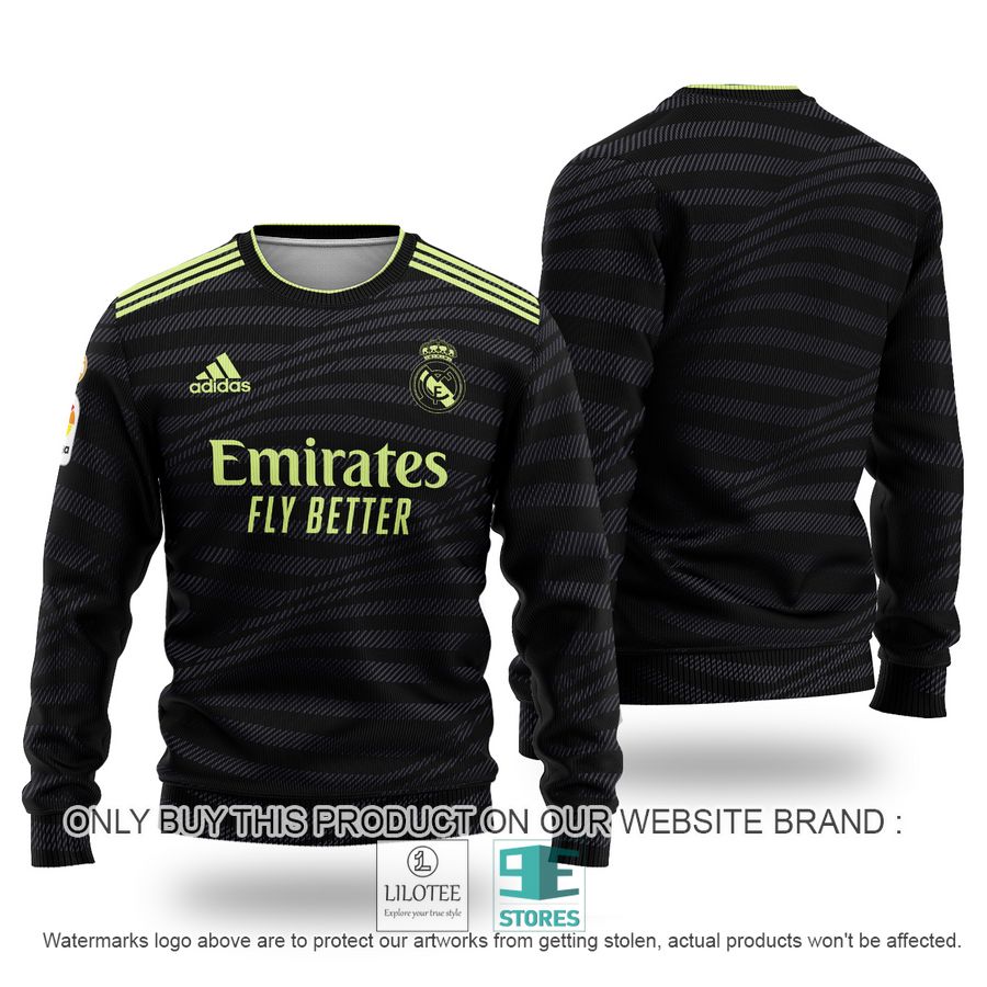 Real Madrid FC Adidas Emirates Fly Better black Sweater - LIMITED EDITION 8