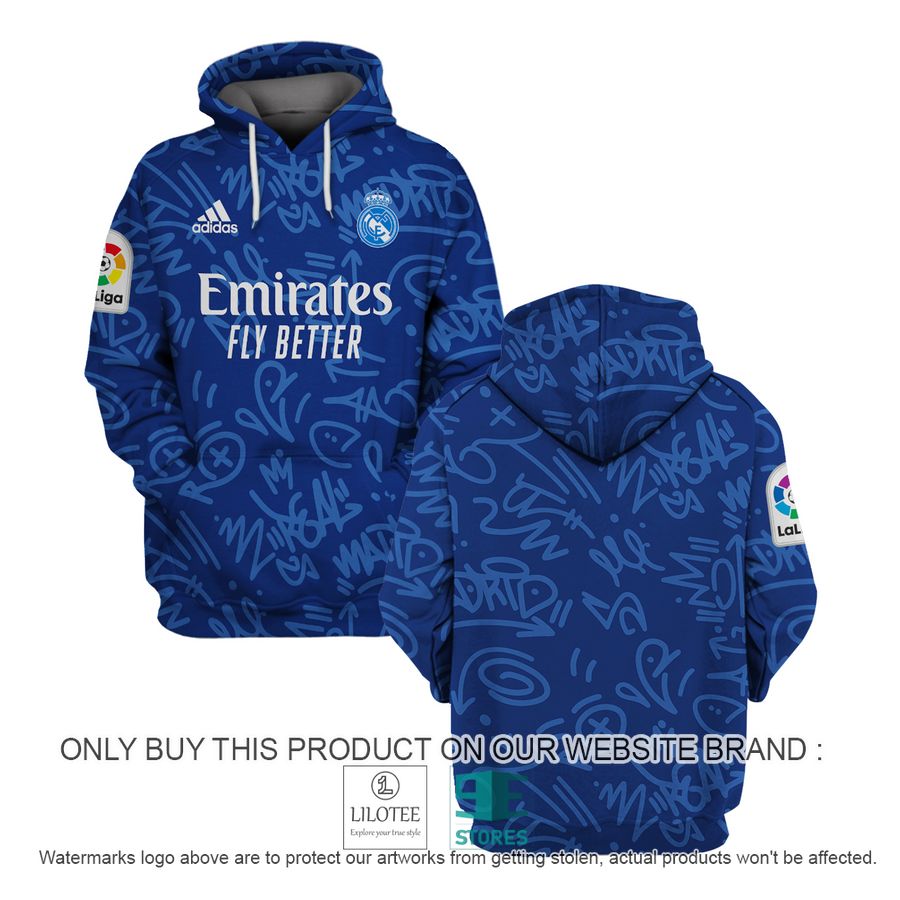 Real Madrid FC Adidas La Liga blue Shirt, Hoodie - LIMITED EDITION 17