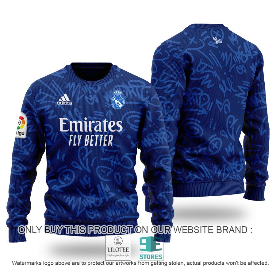 Real Madrid FC La Liga Emirates Fly Better blue Sweater - LIMITED EDITION 8
