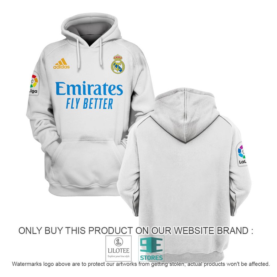 Real Madrid FC La Liga Emirates Fly Better white Shirt, Hoodie - LIMITED EDITION 16