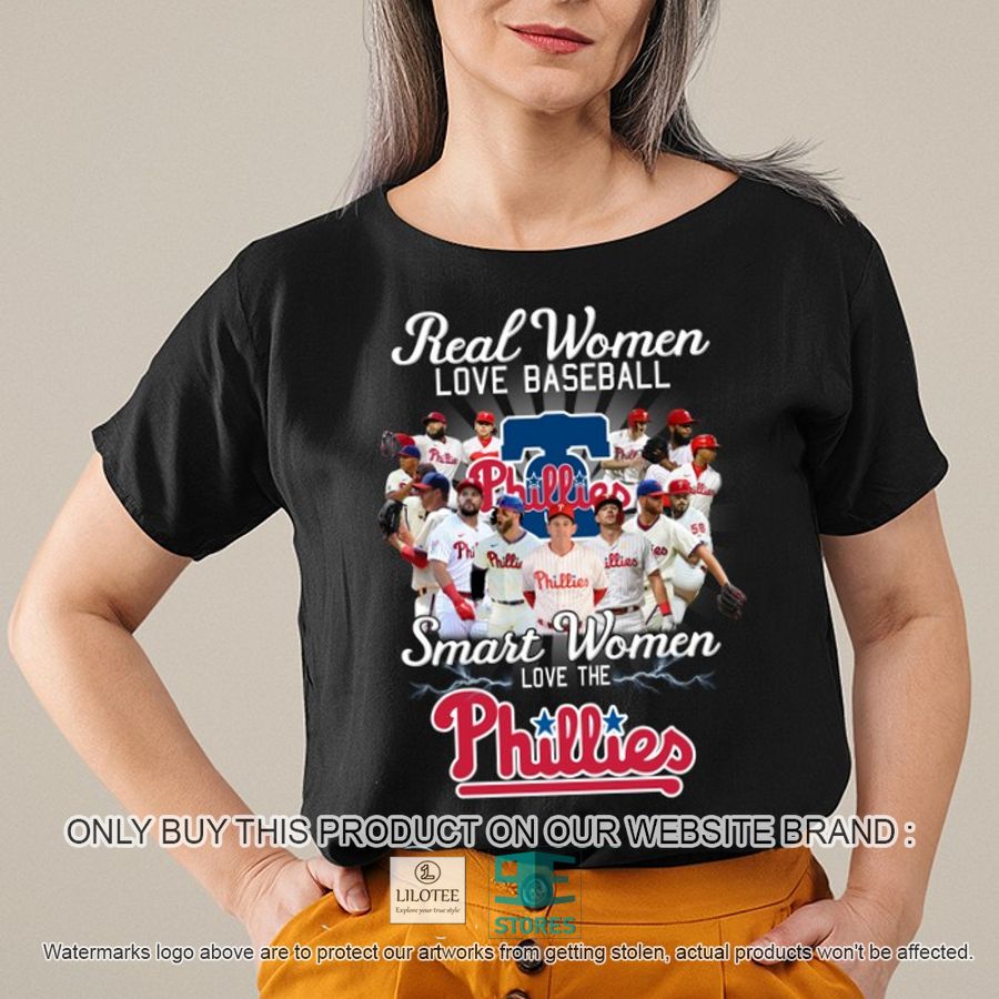 Real Woman Love Baseball Smart Woman Love Phillies 2D Shirt, Hoodie 9