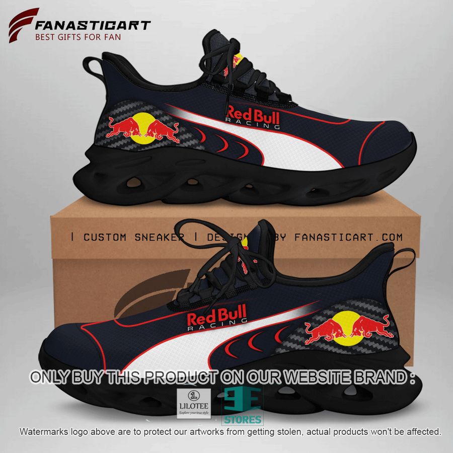 Red Bull Racing F1 Black Clunky Max Soul Shoes 9