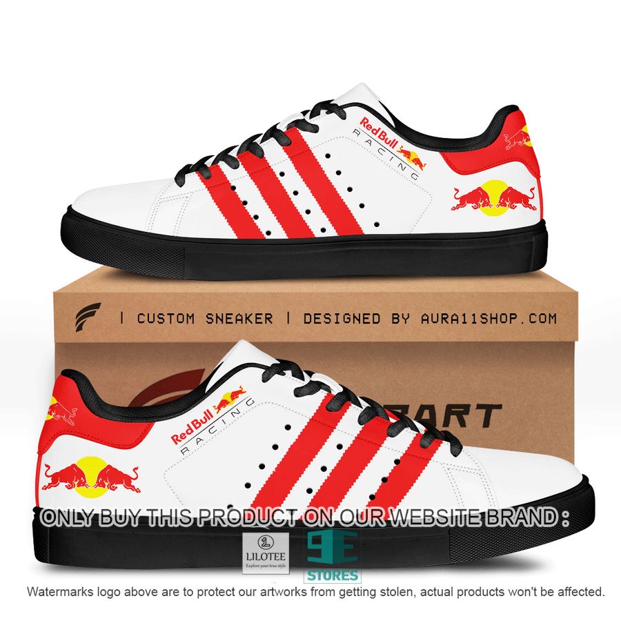 Red Bull Racing F1 White Red Stan Smith Shoes 9